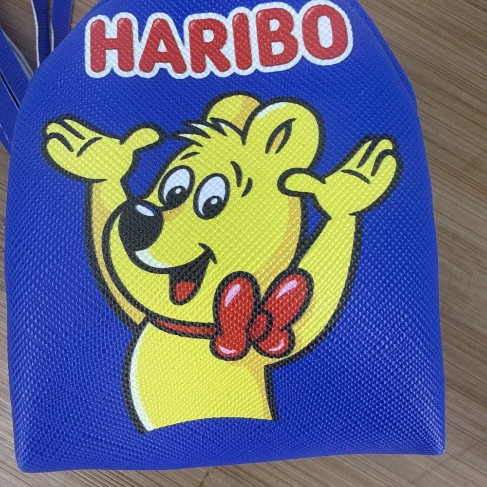 Haribo Tiny Blue Backpack With Tassle -‎ Great Accessory Bag Charm Keychain